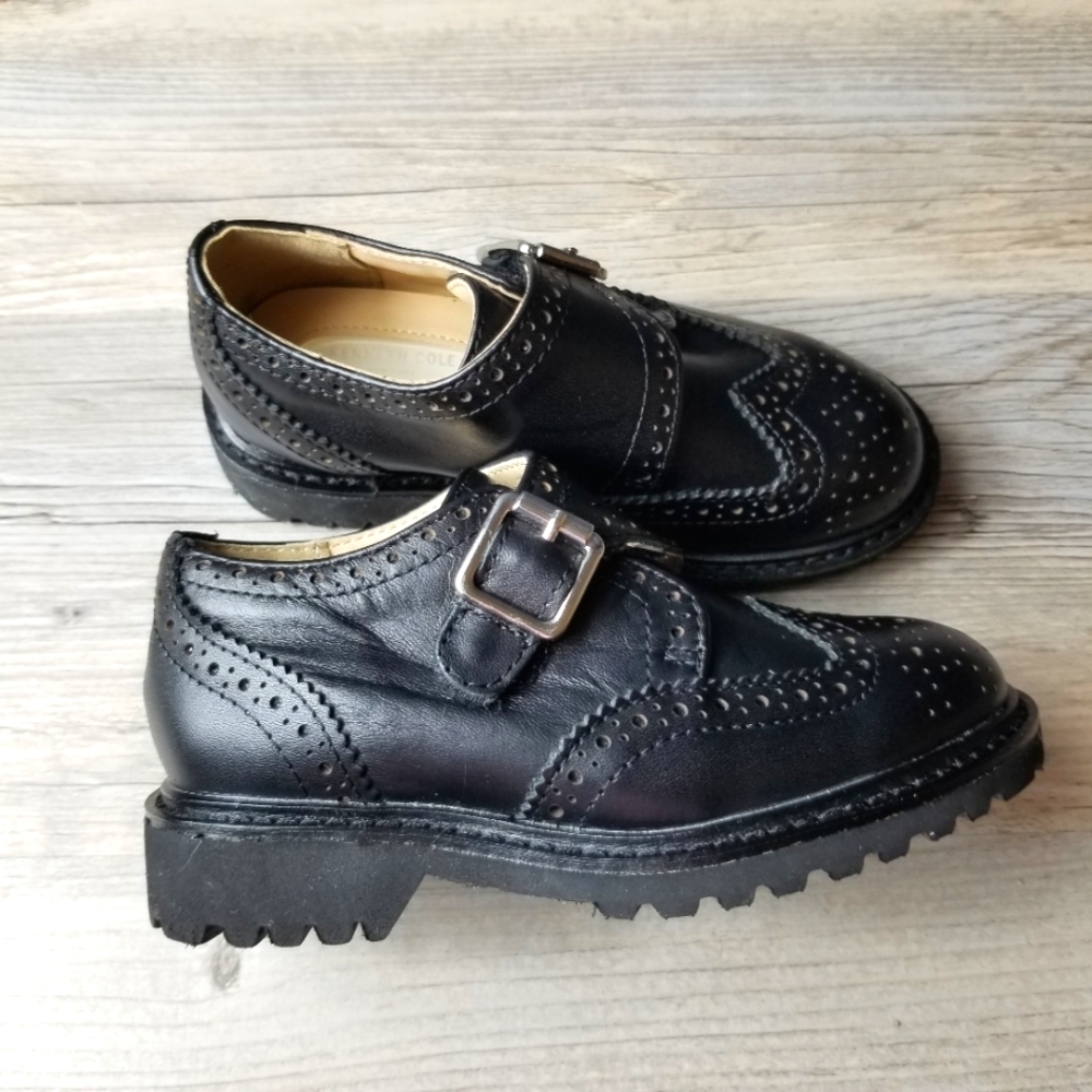 Kenneth Cole Leather Wing Tip Brad-T Dress Shoe